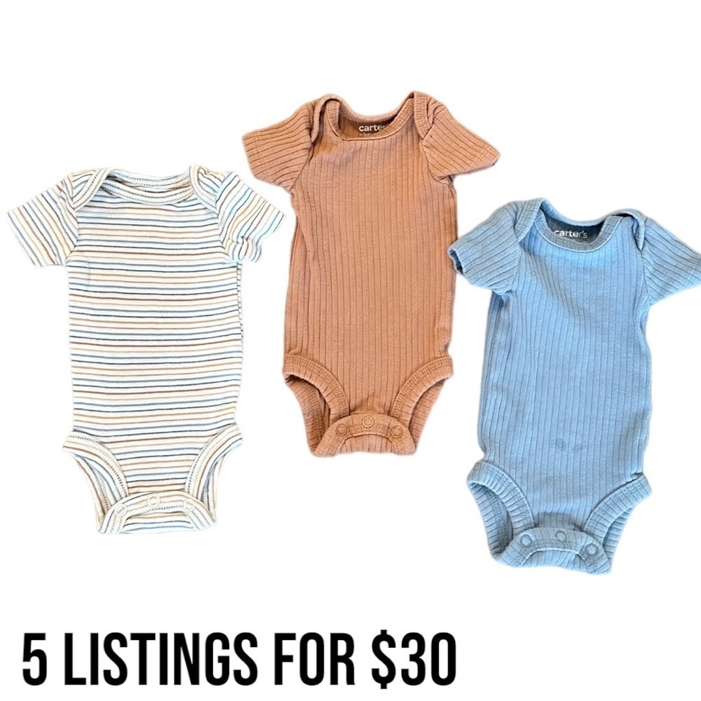 Baby boy bodysuit shirt bundle - preemie